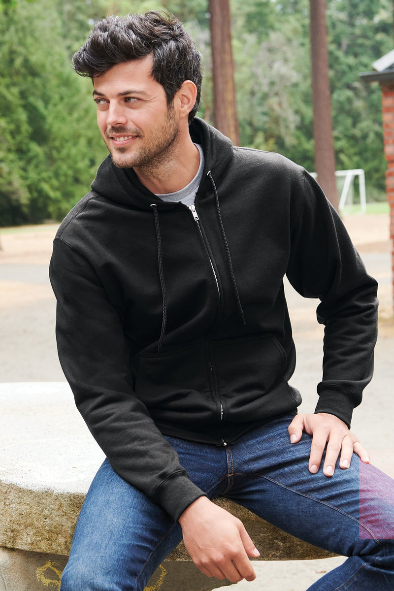 Kiwanis Full Zip Hoodie - Embroidered Kiwanis Seal