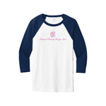 National Charity League Three Quarter Sleeve Baseball T-Shirt
