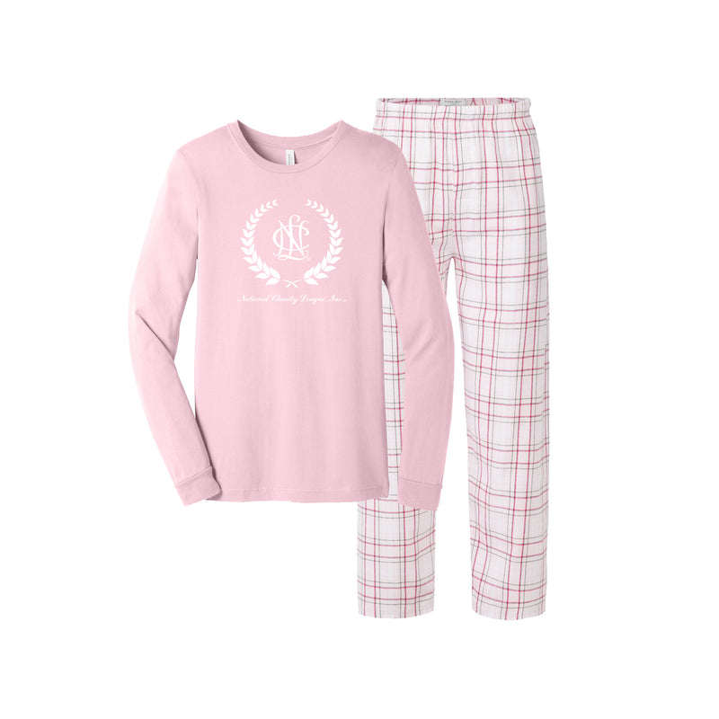 National Charity League Flannel Pajama Set - Holiday Hope