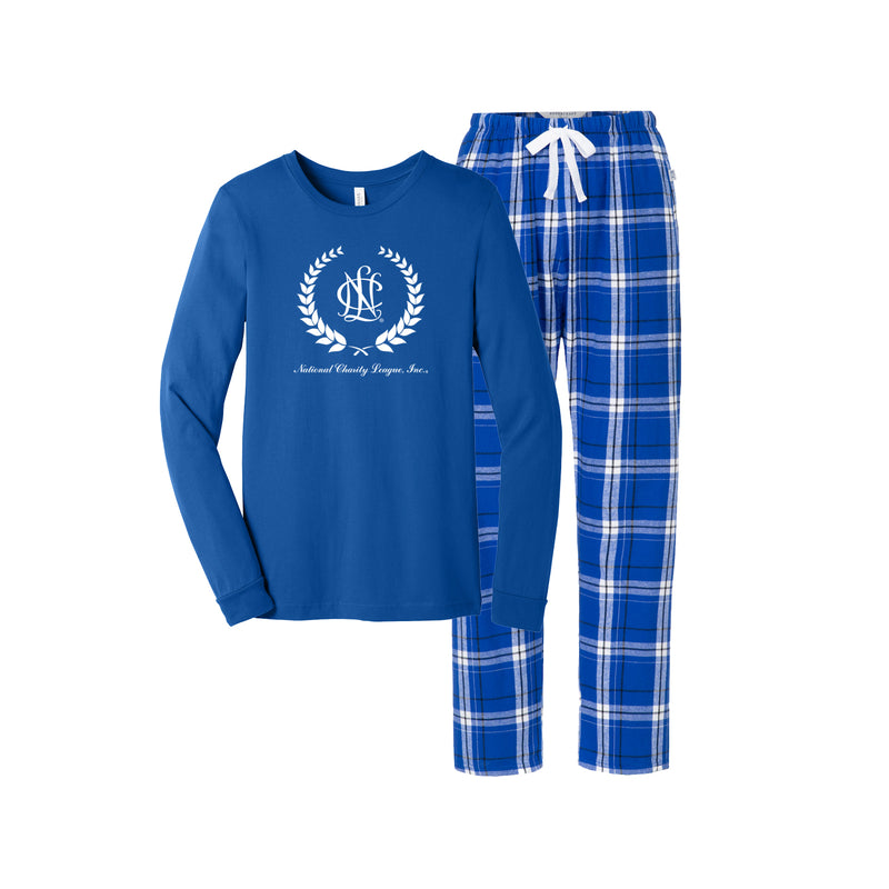 National Charity League Flannel Pajama Set - Holiday Royale