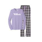 Kansas State Flannel Pajama Set - Wildcats