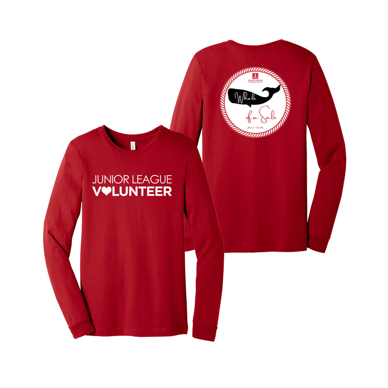 Junior League of Wilmington Long Sleeve T-Shirt - Volunteer Whale of a Sale Tee