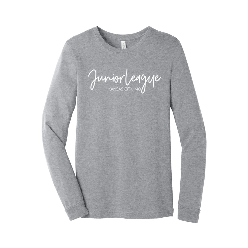 Junior League of Kansas City, MO Long Sleeve T-Shirt - Junior League Script