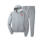 Junior League Luxe Fleece Sweatsuit - JL Icon Hooded Sweatshirt & Matching Joggers