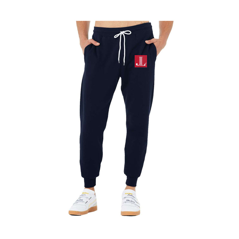 Junior League Luxe Fleece Joggers - JL Brandmark Patch Sweatpants