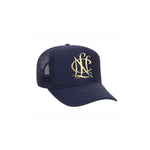 National Charity League Trucker Hat - Navy & Matte Gold Cap