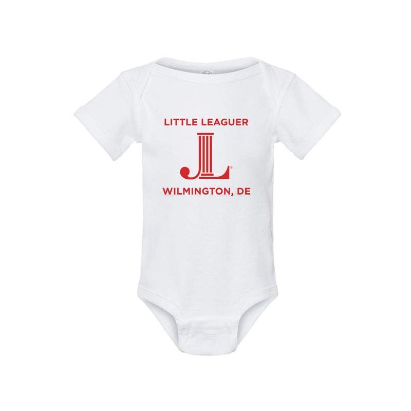 Junior League of Wilmington, DE Little Leaguer Baby Onesie - Short Sleeve Bodysuit