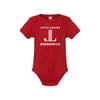 Junior League of Greenwich Little Leaguer Baby Onesie -  Short Sleeve Bodysuit