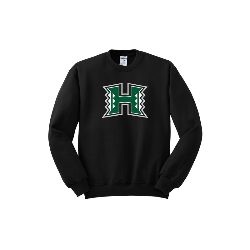 University of Hawaii Crewneck Sweatshirt - Large Manoa H Logo