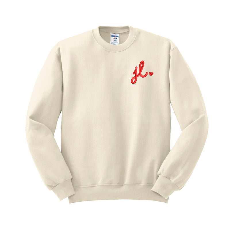 Junior League of Daytona Beach Crewneck Sweatshirt - JL Heart Logo