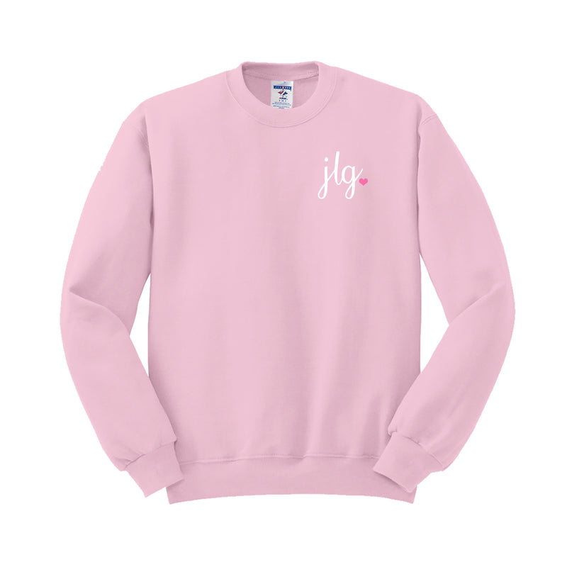 Junior League of Greenville Crewneck Sweatshirt - JLG Heart Logo
