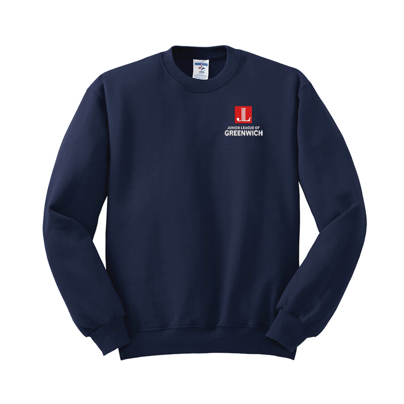 Junior League of Greenwich Crewneck Sweatshirt - Greenwich Logo