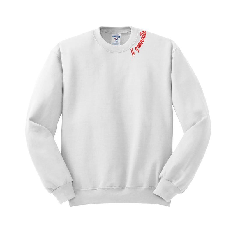 Junior League Greenville Crewneck Sweatshirt - Neck Logo