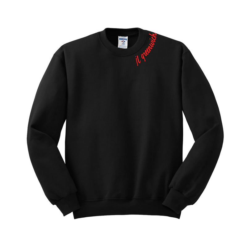 Junior League of Greenwich Crewneck Sweatshirt - JL Greenwich Stitched Neck Logo