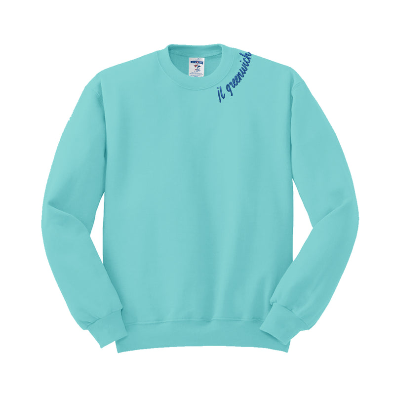 Junior League of Greenwich Crewneck Sweatshirt - JL Greenwich Stitched Neck Logo