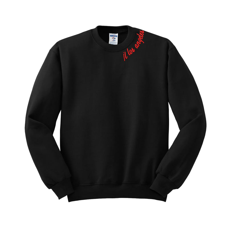 Junior League of Los Angeles Crewneck Sweatshirt - JL Los Angeles Stitched Neck Logo