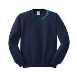 Junior League of Los Angeles Crewneck Sweatshirt - JL Los Angeles Stitched Neck Logo