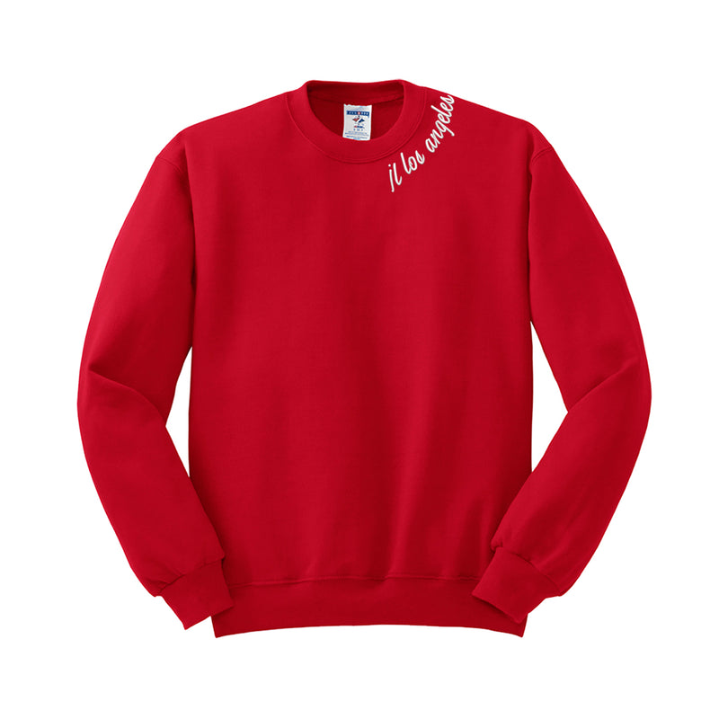 Junior League of Los Angeles Crewneck Sweatshirt - JL Los Angeles Stitched Neck Logo