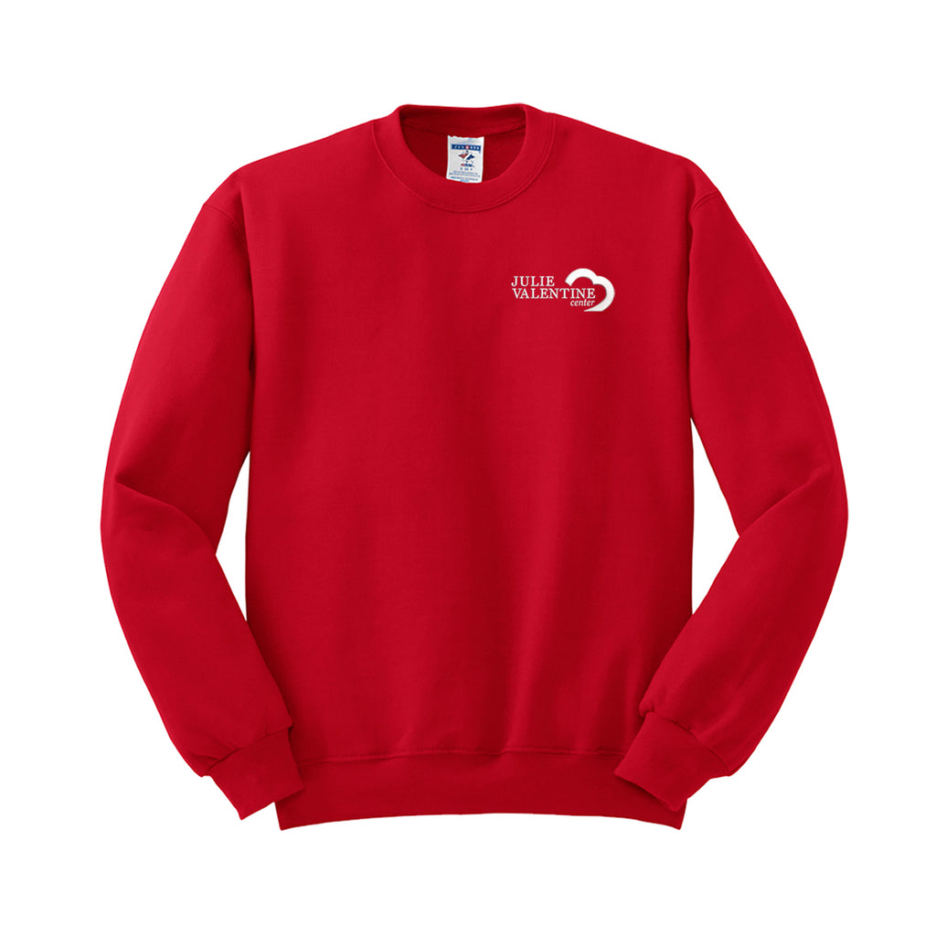 Julie Valentine Center - Embroidered Crewneck Sweatshirt – Cotton