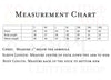 Crewneck sweatshirt measurement chart