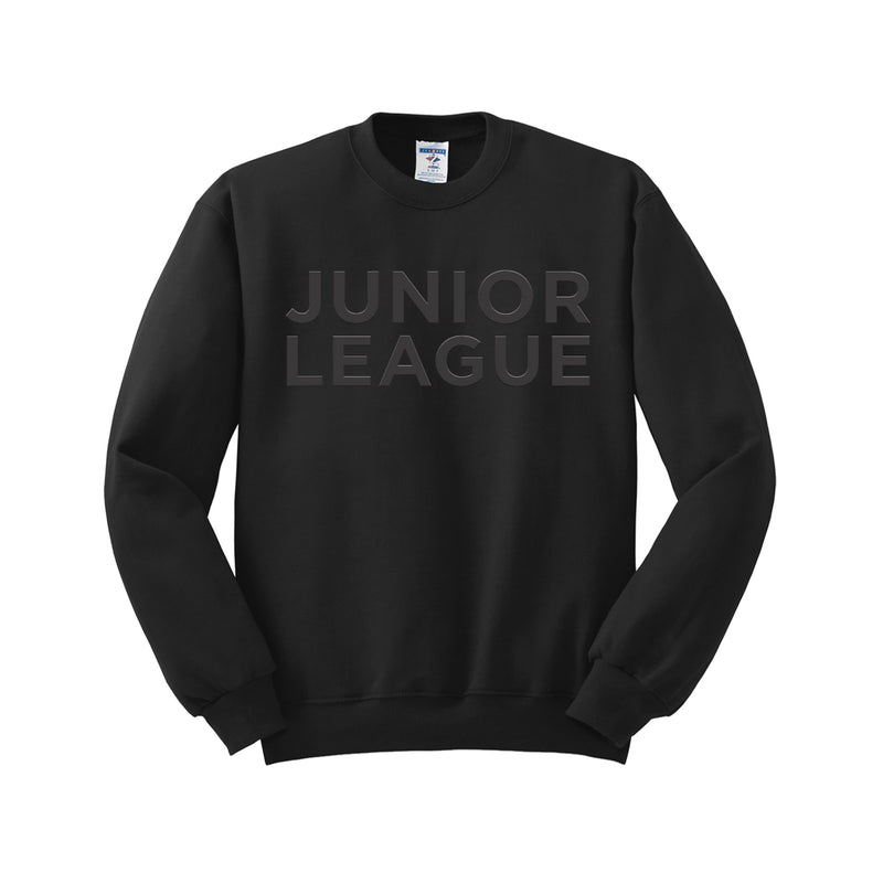 Junior League of Seattle Crewneck Sweatshirt - Puff Print - JUNIOR LEAGUE SEATTLE