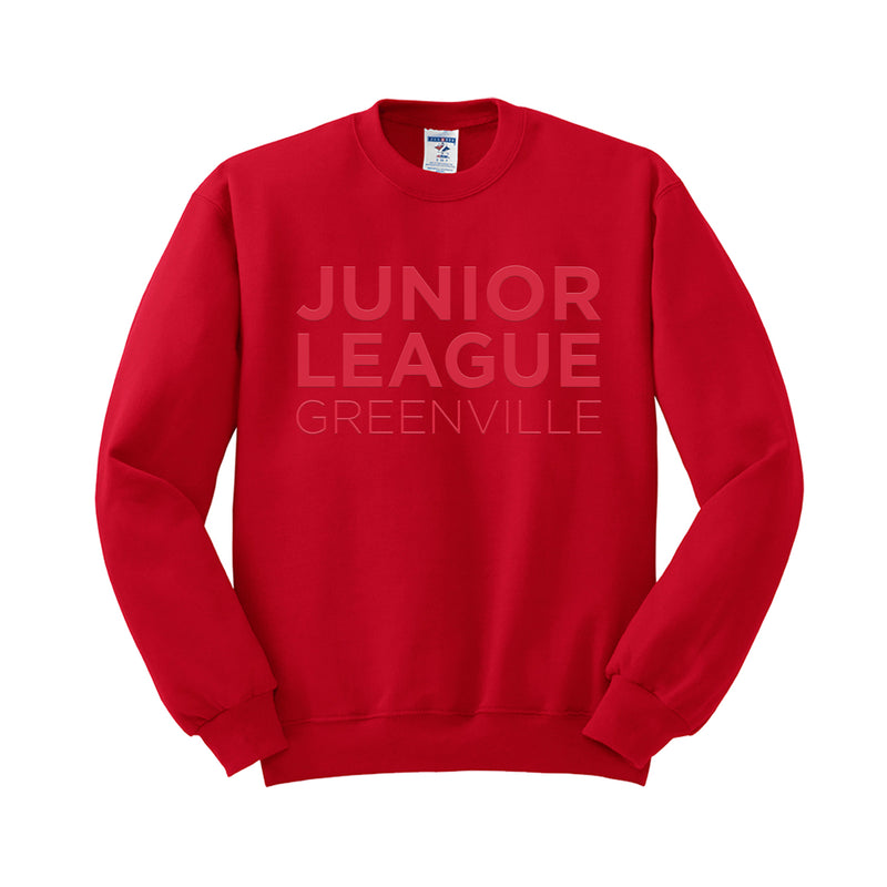 Junior League Crewneck Sweatshirt - Puff Print - JUNIOR LEAGUE GREENVILLE