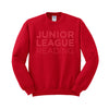 Junior League Crewneck Sweatshirt - Puff Print - JUNIOR LEAGUE READING