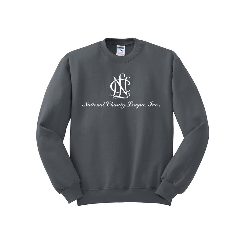 National Charity League Crewneck Sweatshirt - NCL Logo in Black