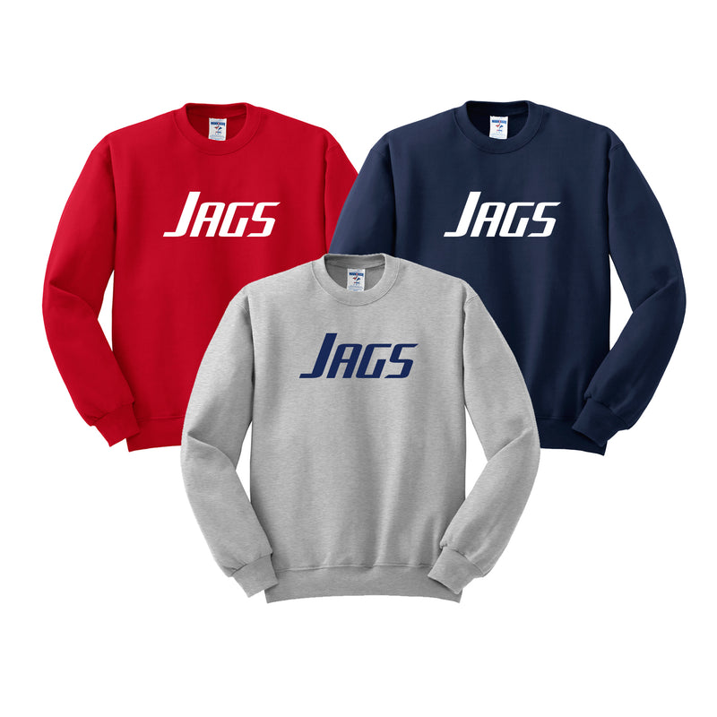 University of South Alabama Crewneck Sweatshirt - JAGS Logo