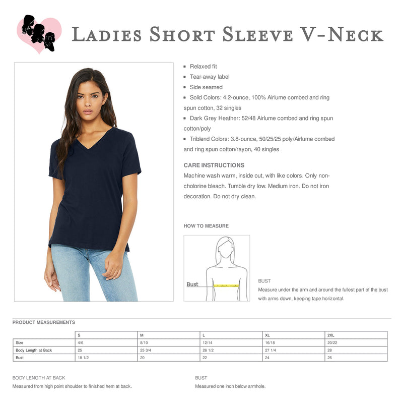 Junior League of Greenwich V-Neck T-Shirt - Greenwich Logo Tee