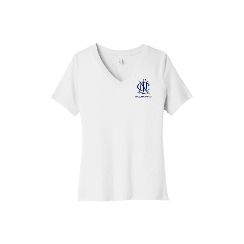 National Charity League V-Neck T-Shirt - NCL Folsom Chapter