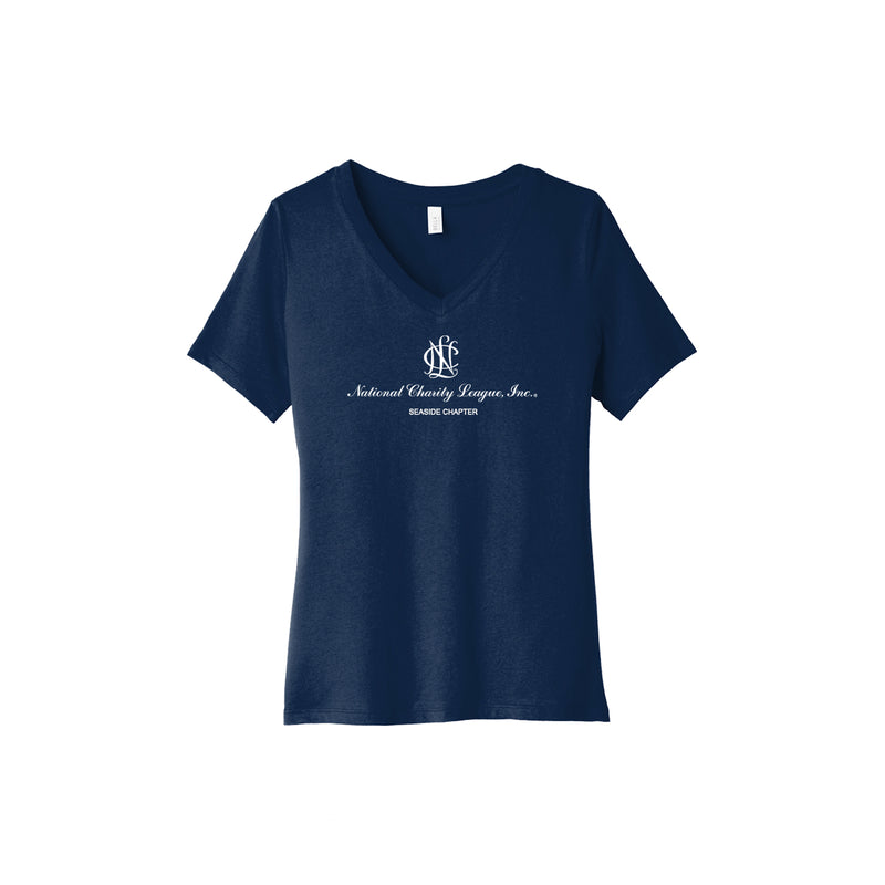 National Charity League V-Neck T-Shirt - NCL Seaside Chapter