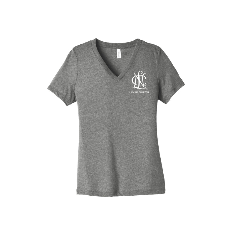 National Charity League V-Neck T-Shirt - NCL Laguna Chapter Logo