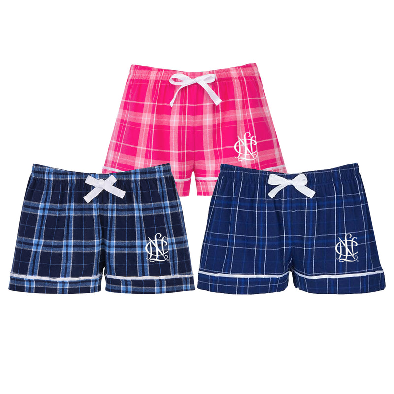 National Charity League Flannel Boxers - NCL Plaid Boxer Shorts