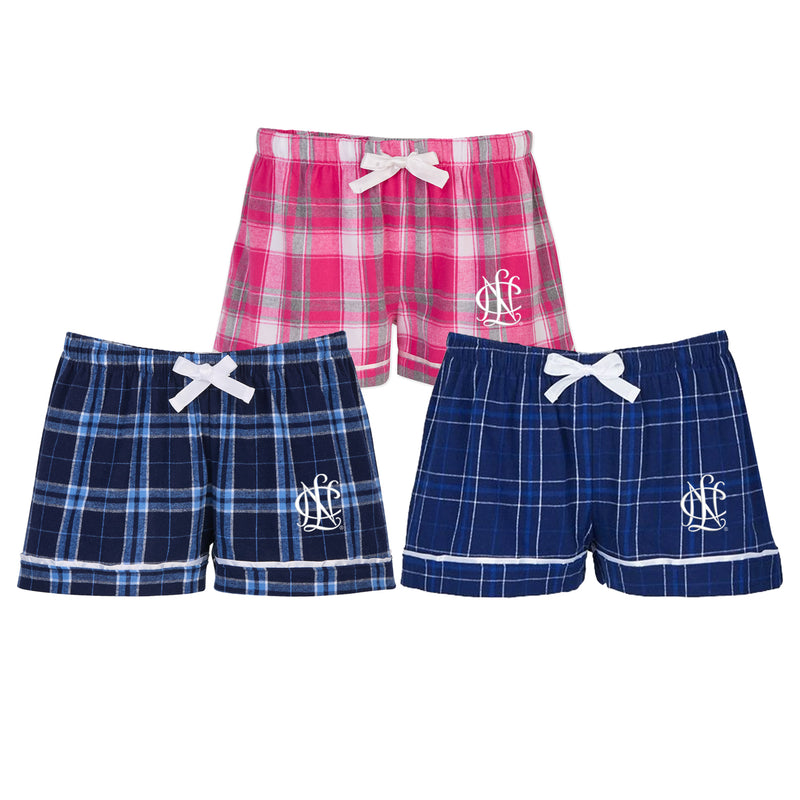 National Charity League Flannel Boxers - NCL Plaid Boxer Shorts