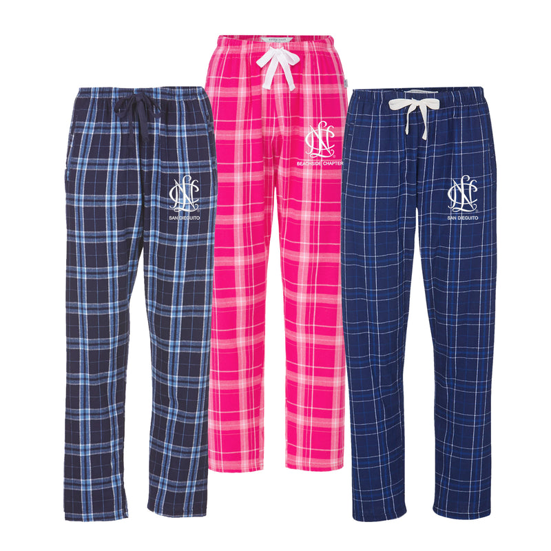 National Charity League Ladies Flannel Pants - NCL Beachside Chapter