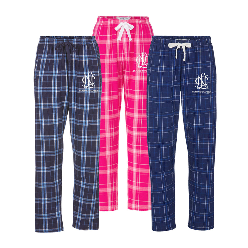 National Charity League Ladies Flannel Pants - NCL Skyline Chapter