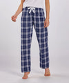 Bluebonnet NCL Ladies Flannel Pants -  Navy and White