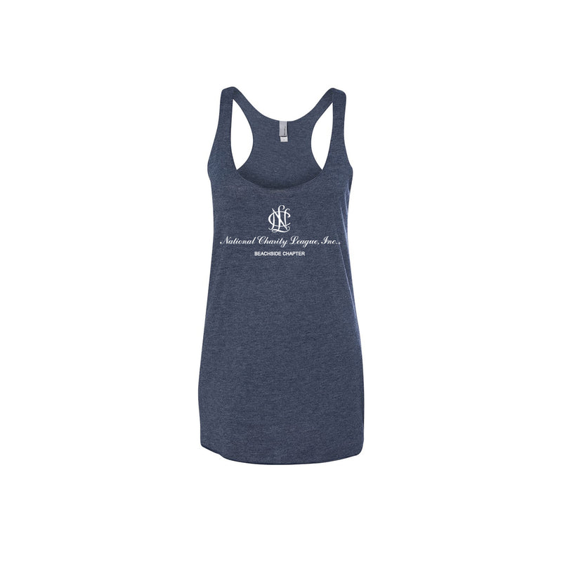 National Charity League Triblend Racerback Tank - NCL Beachside Chapter