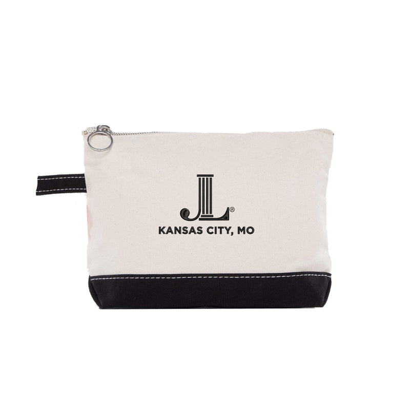 Junior League of Kansas City, MO Cosmetic Bag - JL Icon Canvas Pouch