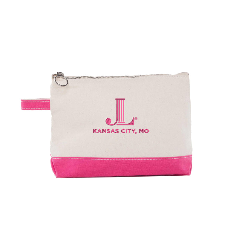 Junior League of Kansas City, MO Cosmetic Bag - JL Icon Canvas Pouch