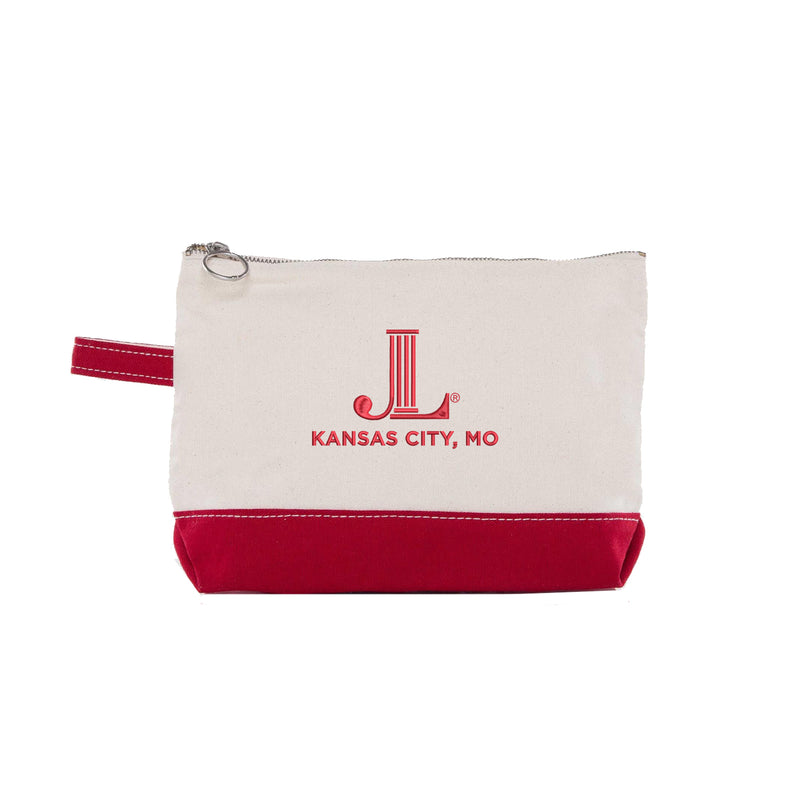 Junior League of Kansas City, MO Cosmetic Bag - JL Icon Canvas Pouch