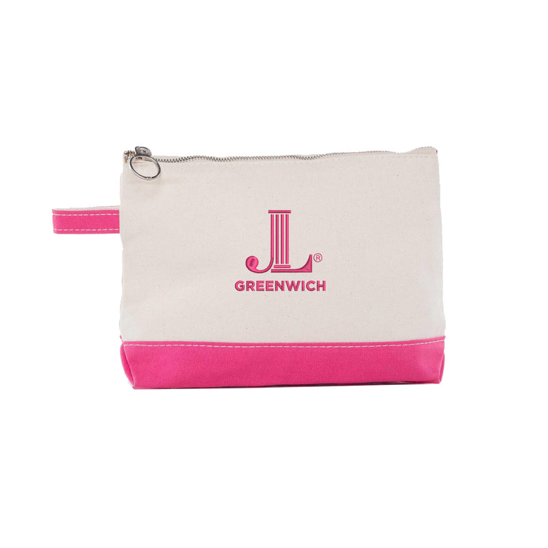 Junior League of Greenwich Cosmetic Bag - JL Icon Canvas Pouch
