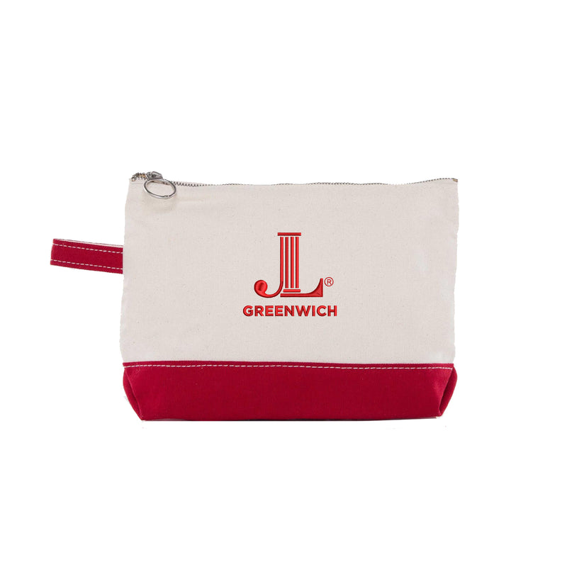 Junior League of Greenwich Cosmetic Bag - JL Icon Canvas Pouch