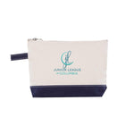 Junior League of Columbia Cosmetic Bag - JL Columbia Logo Canvas Pouch