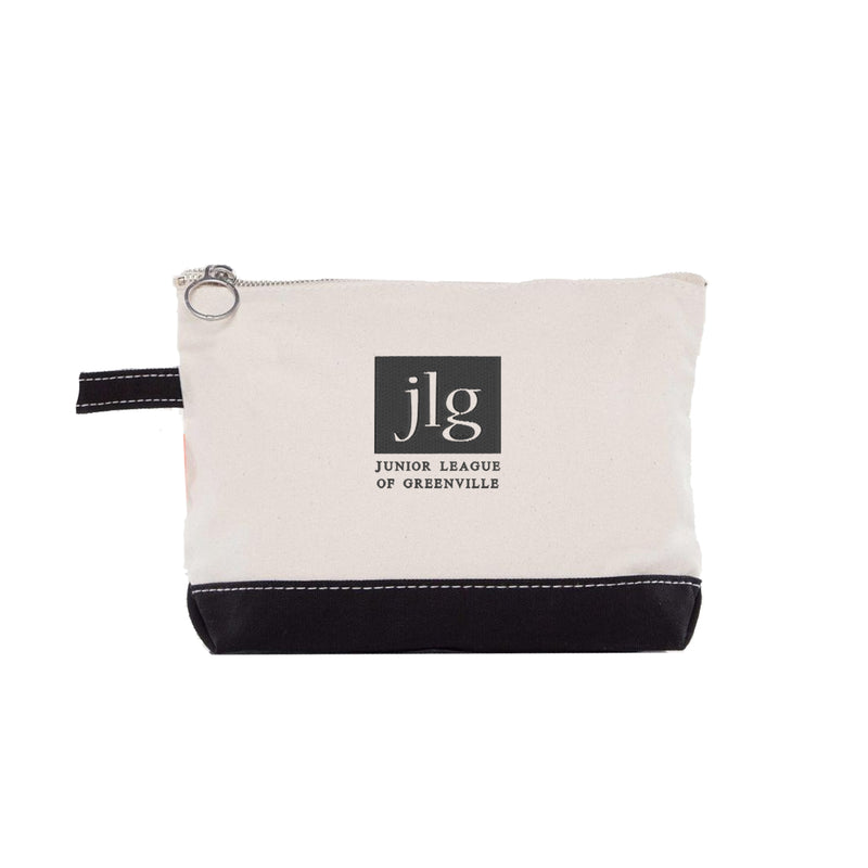Junior League of Greenville Cosmetic Bag - JLG Logo
