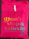 St. Paul the Apostle Totally 80's - COMMITTEE T-Shirt - Don't Stop Believin'