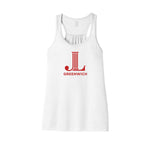 Junior League of Greenwich Flowy Racerback Tank - JL Icon Greenwich