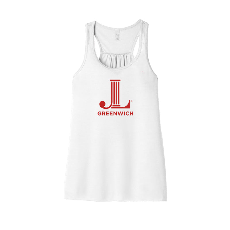 Junior League of Greenwich Flowy Racerback Tank - JL Icon Greenwich