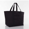 Junior League Canvas Tote - Logo Tote - Black